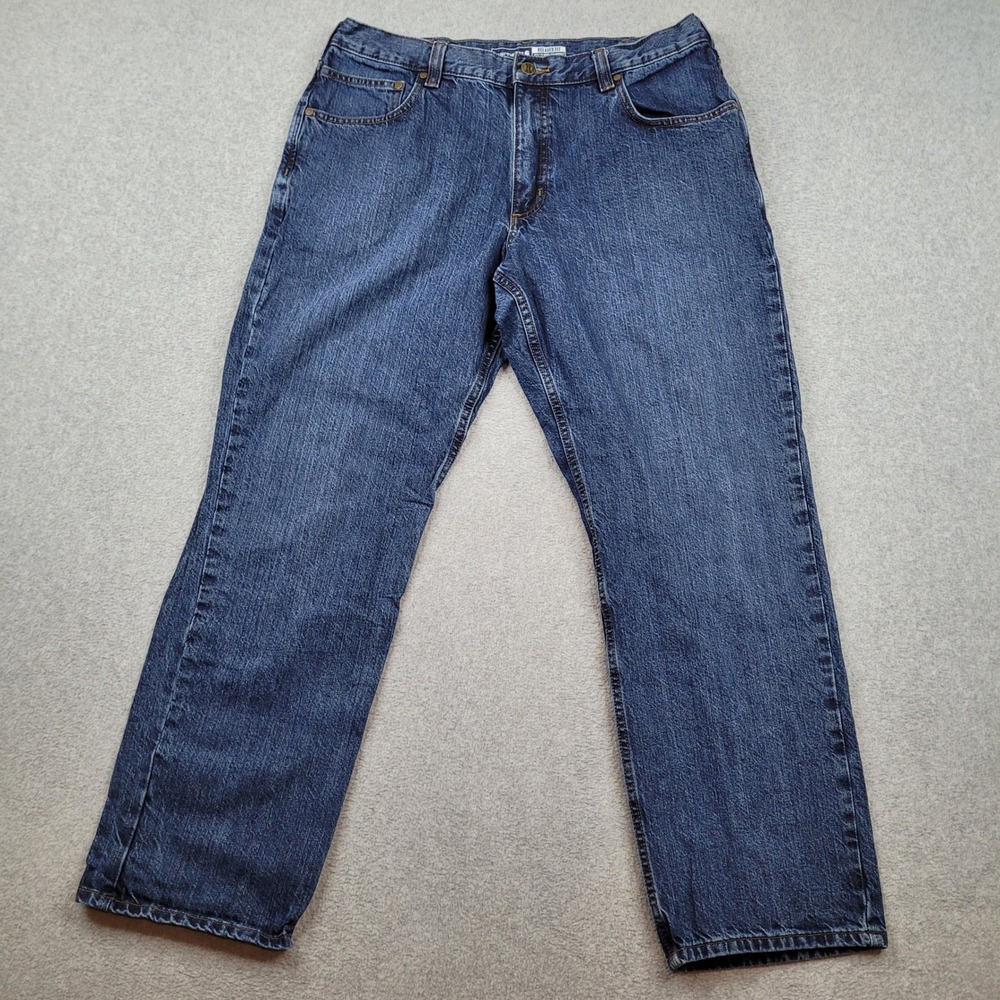 Carhartt Jeans Mens 36x32 Blue Relaxed Fit BD5119-M Workwear Denim